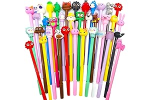 30Pcs Cute Cartoon Gel Pens for Girls