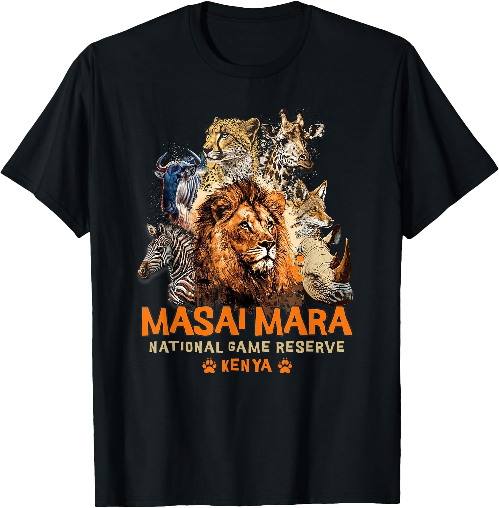 Masai Mara National Game Reserve Africa Safari Kenya T-Shirt