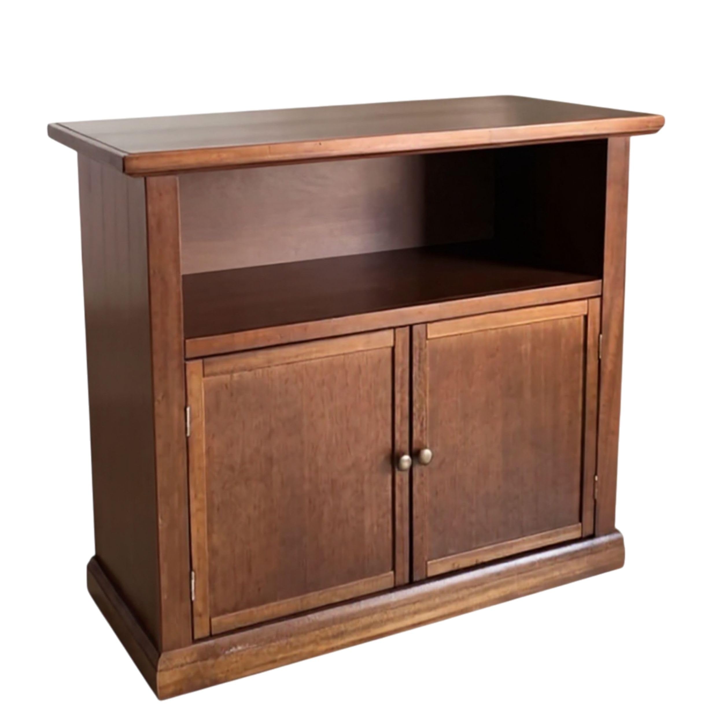 scaffetto tv in legno con 2 porte per salone italiano