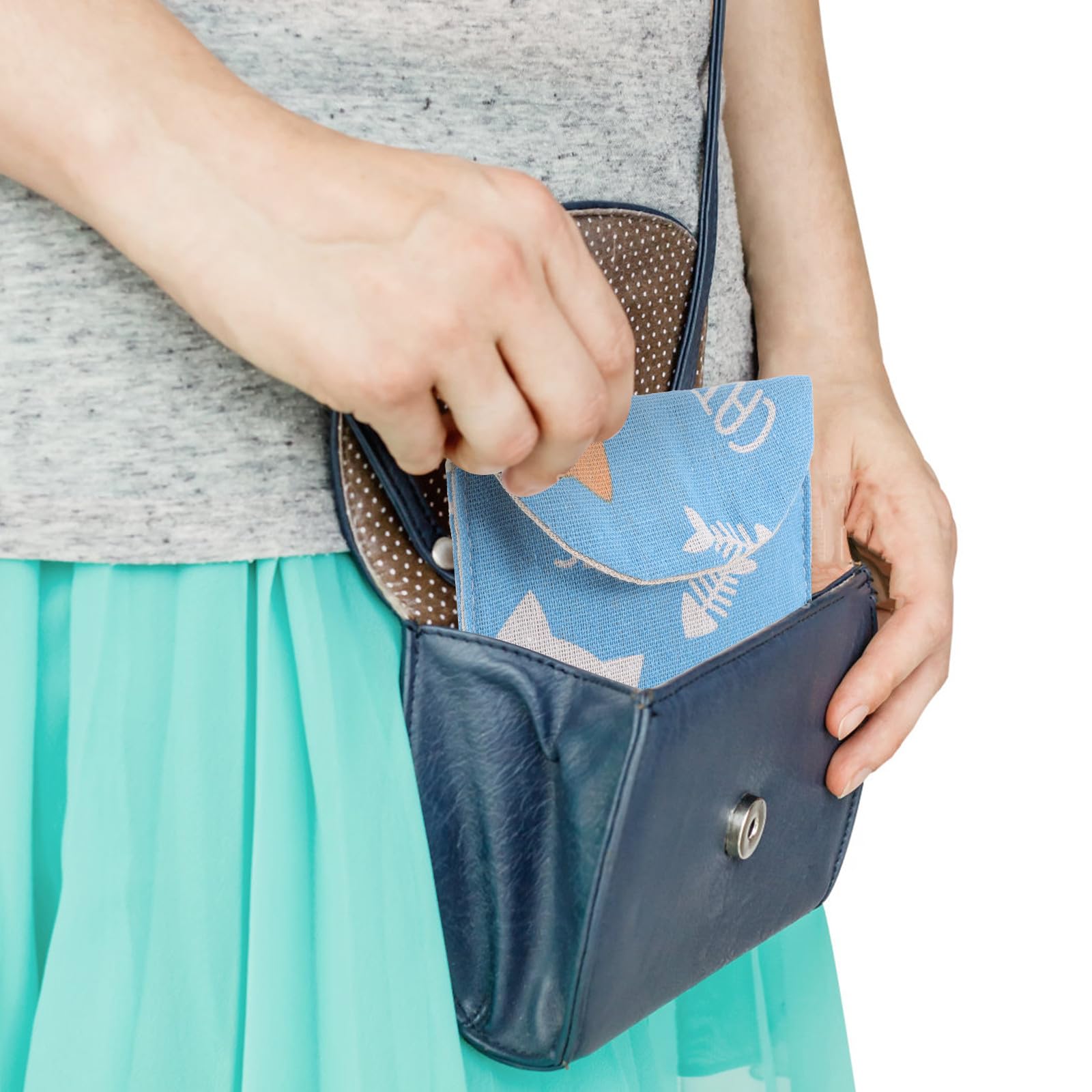 TOYANDONA Borsa Porta-Assorbenti Igienici Portatile per Ragazze, Contenitore del Periodo Compatto Cerniera, Sacchetto per Conservazione degli Assorbenti Mestruali da Viaggio