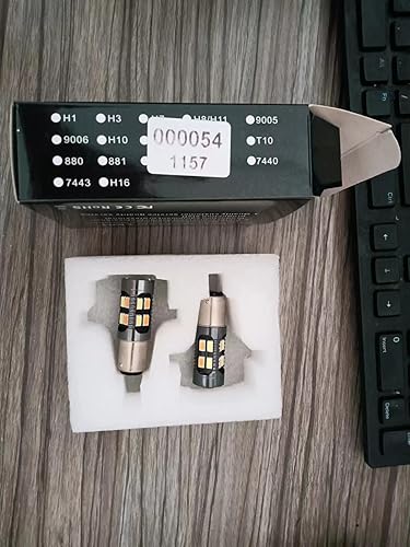 Miniatura 9 de HOCOLO 2 bombillas LED Switchback 1157 2057 2357 7528 BAY15D P215W Switchback 20SMD Chipsets luz de estacionamientoluces de circulación diurnaDRL