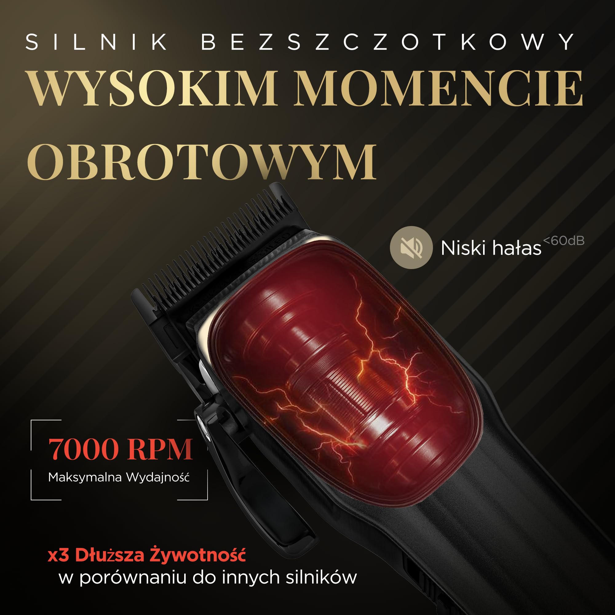 Fusion maszynka do strzyżenia włosów czarna