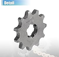 Vista 6 de X AUTOHAUX 1 juego de 420 estilos 11 dientes 0.669 in ID motocicleta piñón delantero motor apto para motocicleta 50cc 70cc 110cc 125cc motocicleta