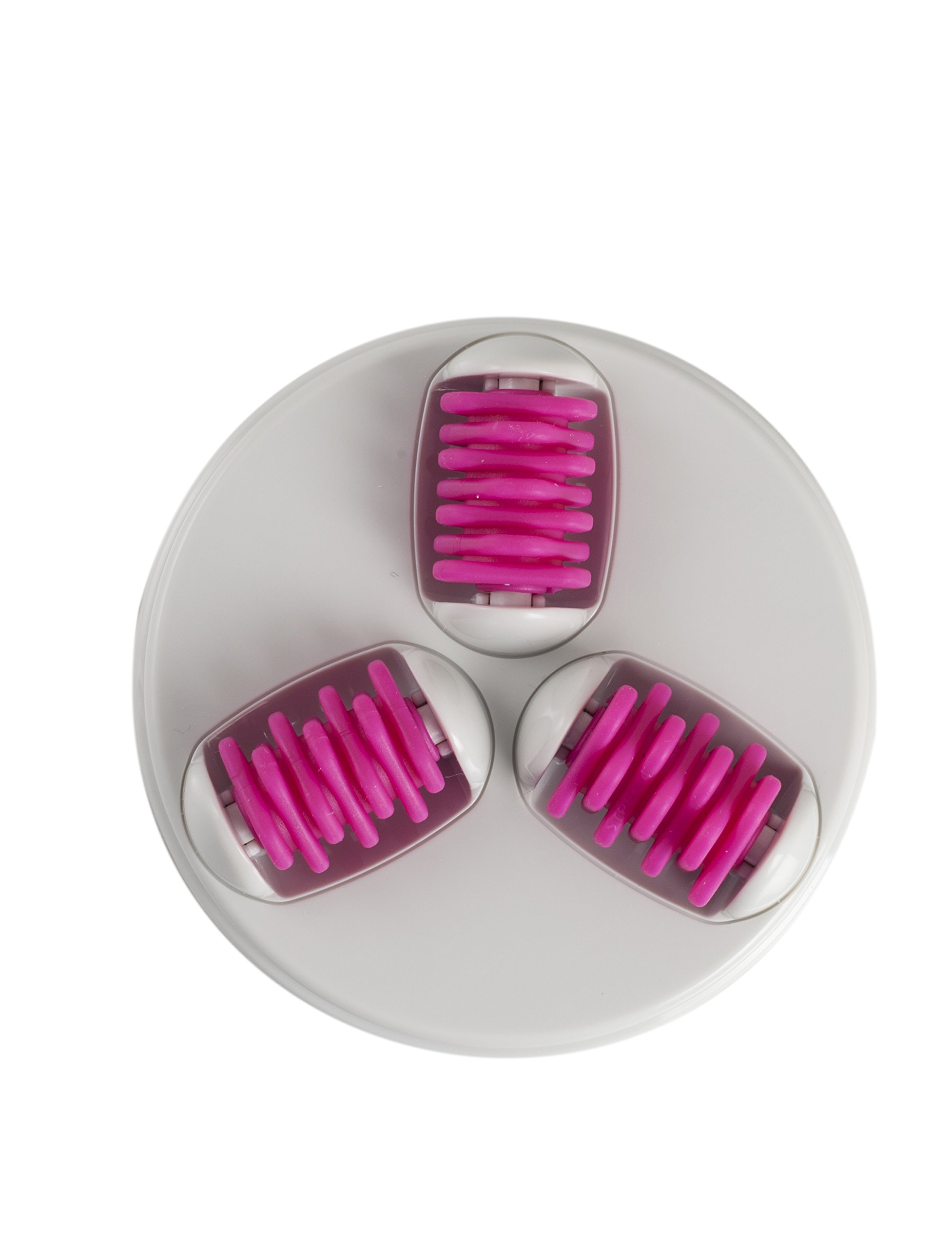 Solac, Appareil Massage Anti Cellulite Cellu Spa ME7713, S90600400, 2 Têtes, infrarouge, Blanc/Rose