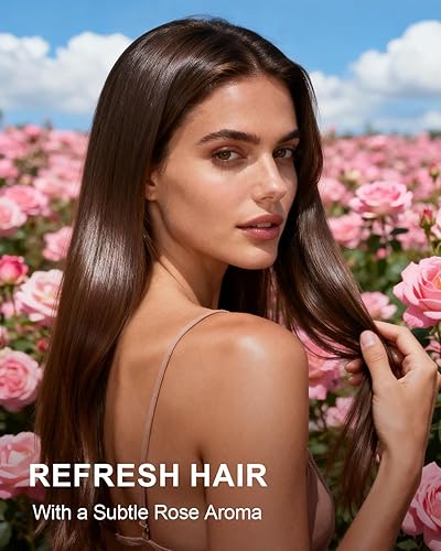 Miniatura 6 de Agua de rosas de 32 onzas líquidas, agua de rosas refrescante para la piel, tónico facial, hidrosol de agua de rosas natural puro, agua de rosas