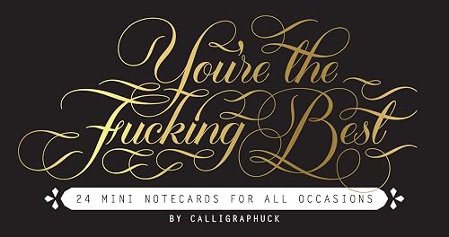 You're the Fucking Best Mini Notecards: 24 Mini Notecards for all Occasions
