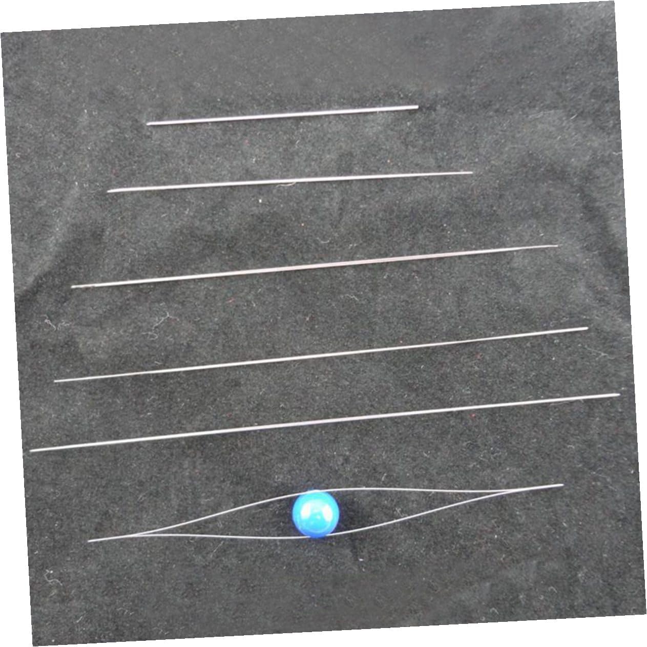 BESTonZON 20pcs Superfine Beading Needles DIY Big Eye Stitching Needles for Jewelry Making and Embroidery Crafts