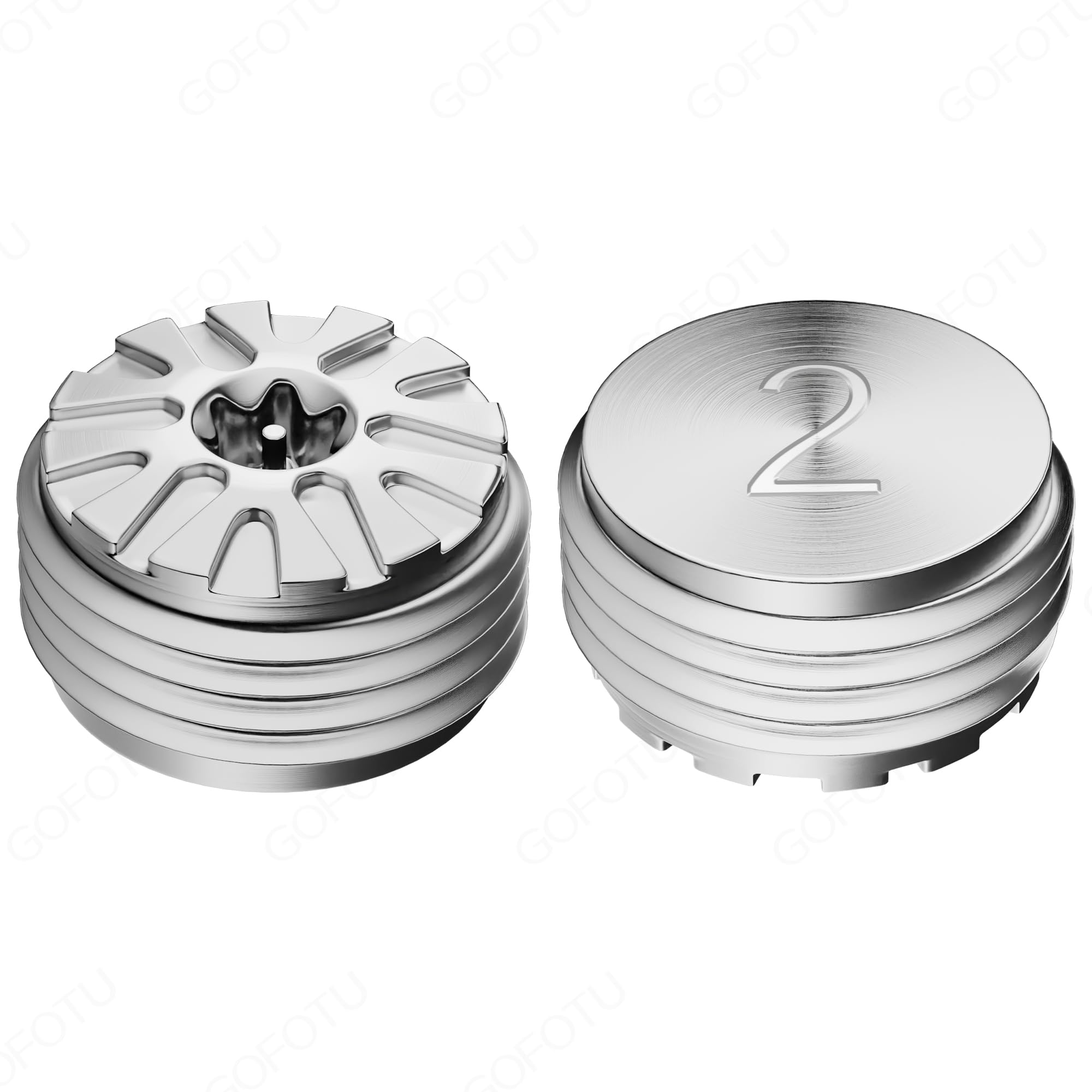 Gofotu Golf 2pcs Weight Compatible with PXG Iron 0311P Gen8 (2pcs. 6g,Silver)