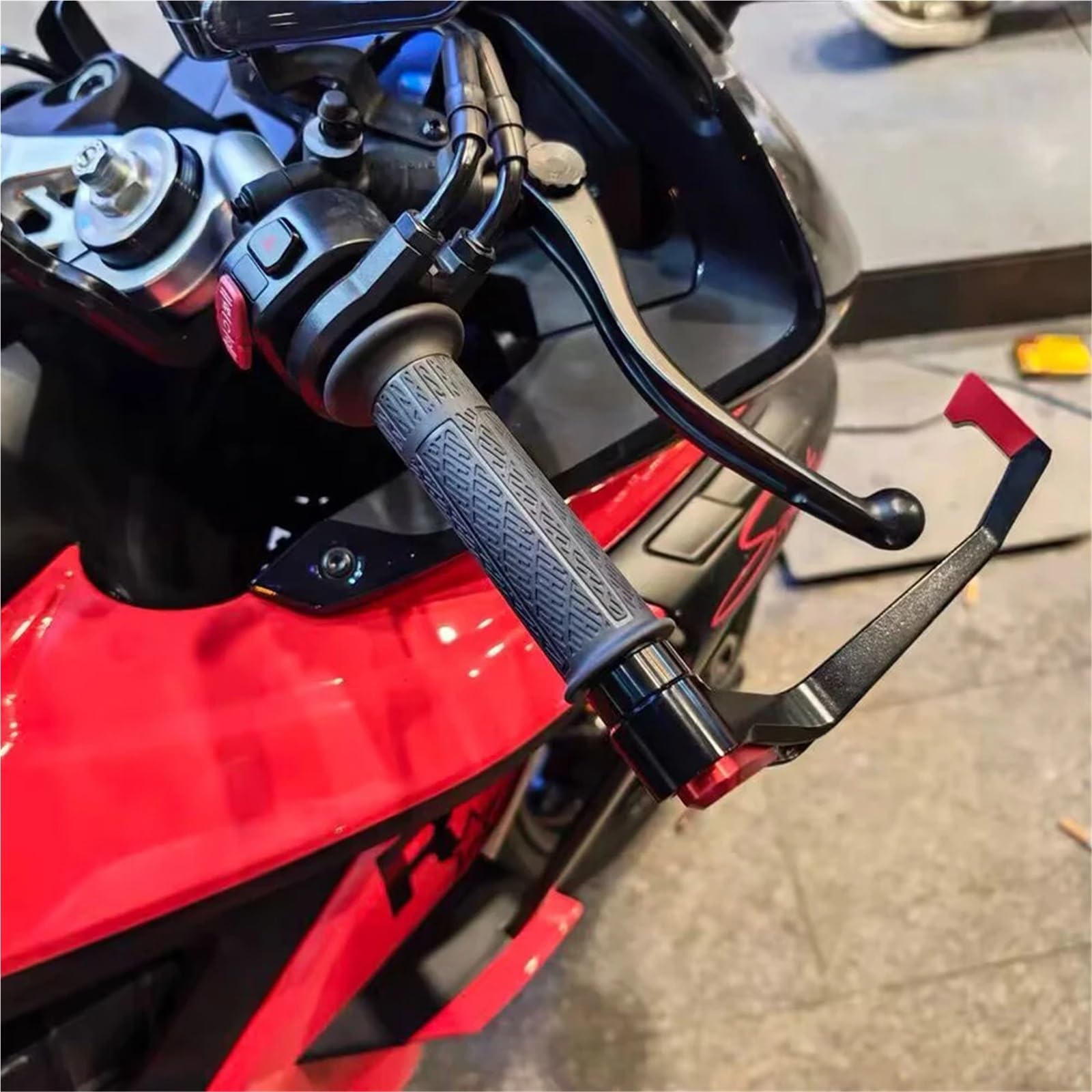 Paramani Motocross Adatto per CFMOYO 675/500/450SRS Moto Freno Frizione Paramani Professionale Modificato Da Corsa(500SR red)