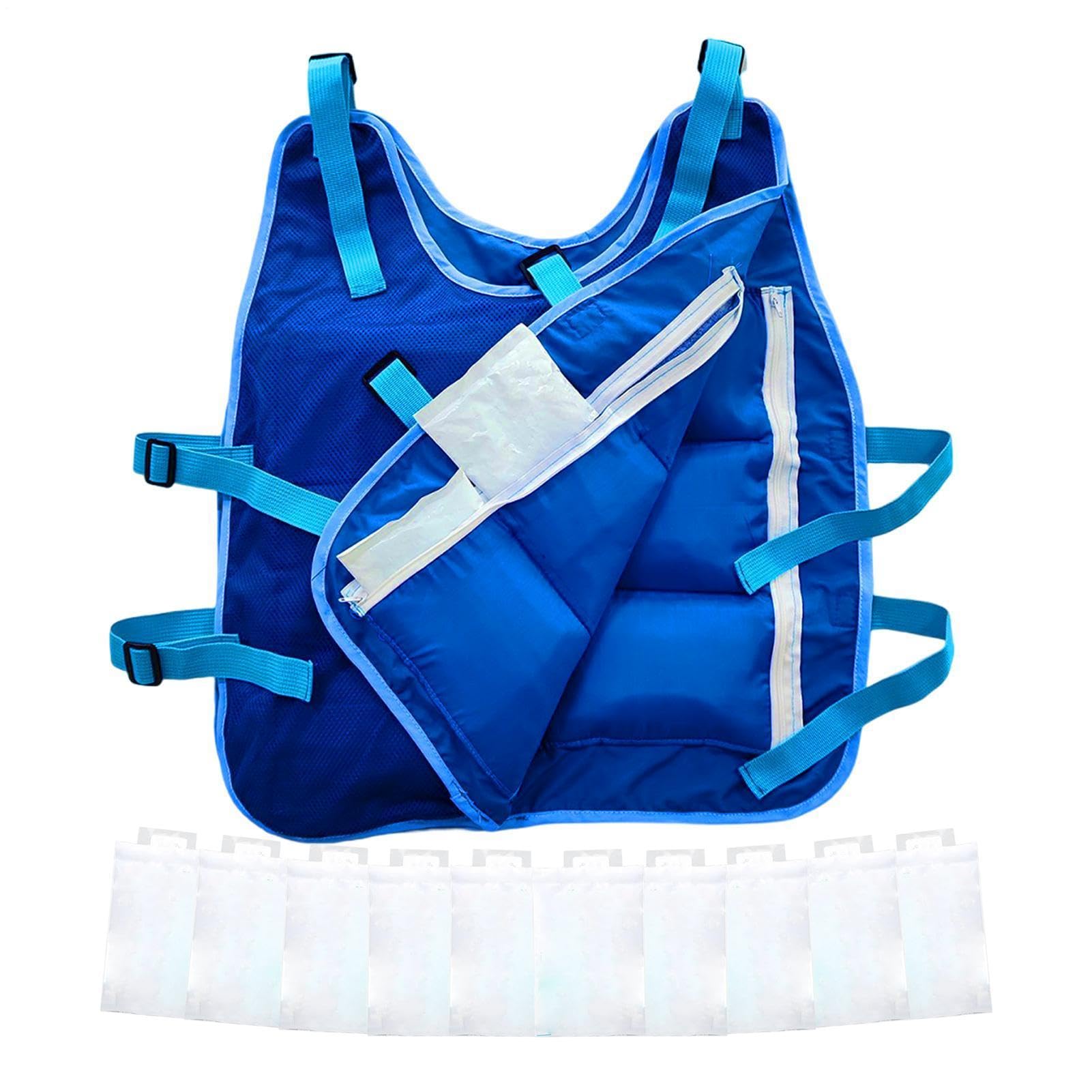 Genérico Chaqueta de refrigeración - Ropa refrescante | Camisa Fresca por evaporación de Agua, prevención de insolación de enfriamiento de Verano para Mujeres, Hombres, Pesca