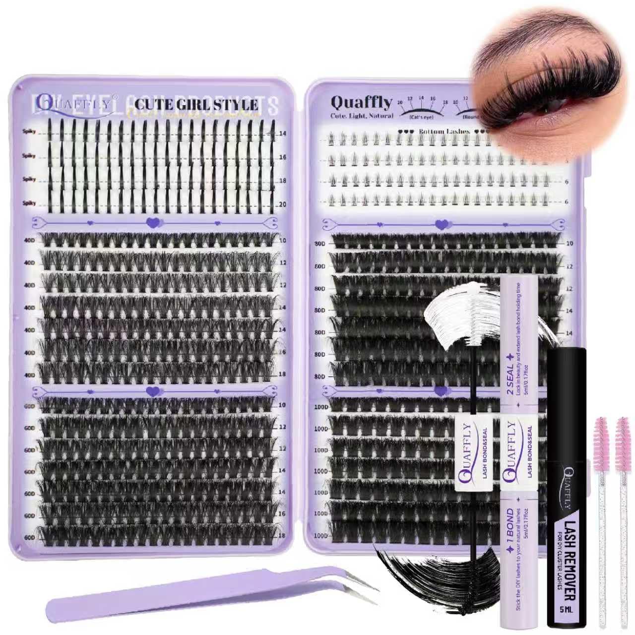 DIY Lash Extension Kit - Volume Lashes & Spikes -12