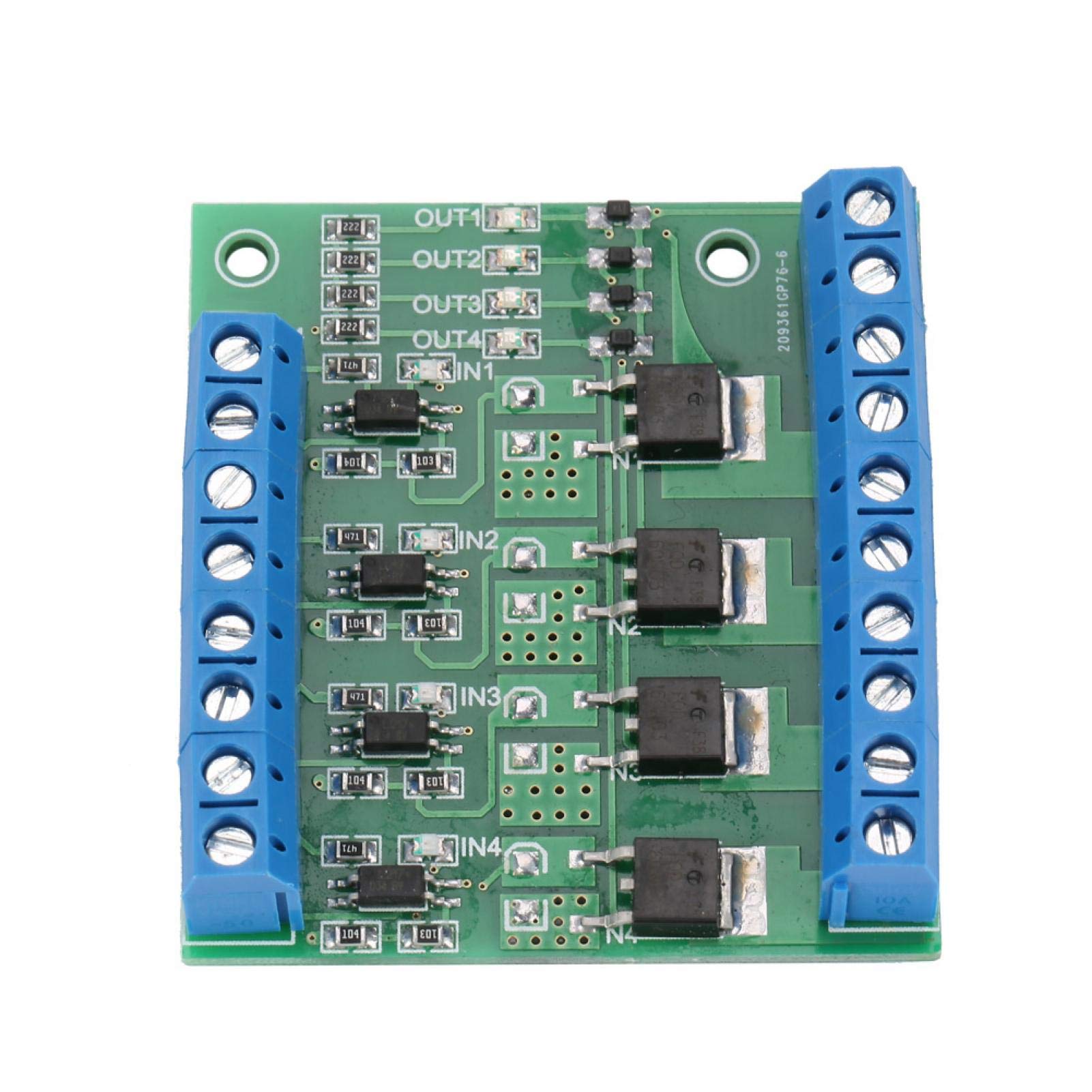 Module MOS FET ， PWM 3-20V à 3.7-27VDC 10A Module de pilote 4 canaux carte de circuit imprimé d'amplificateur PLC