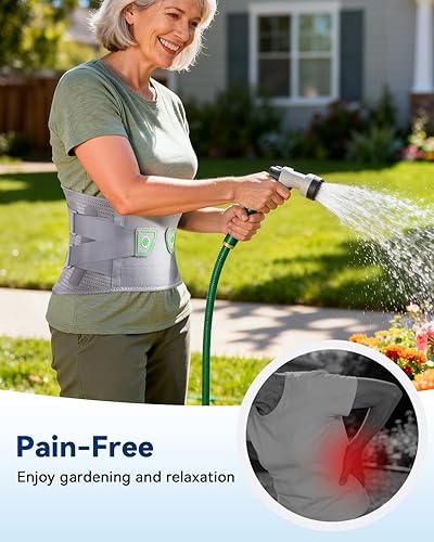 Miniatura 9 de Soporte de espalda de grado médico para aliviar el dolor de espalda baja soporte de grupo muscular biónico Soporte de espalda ultra transpirable con