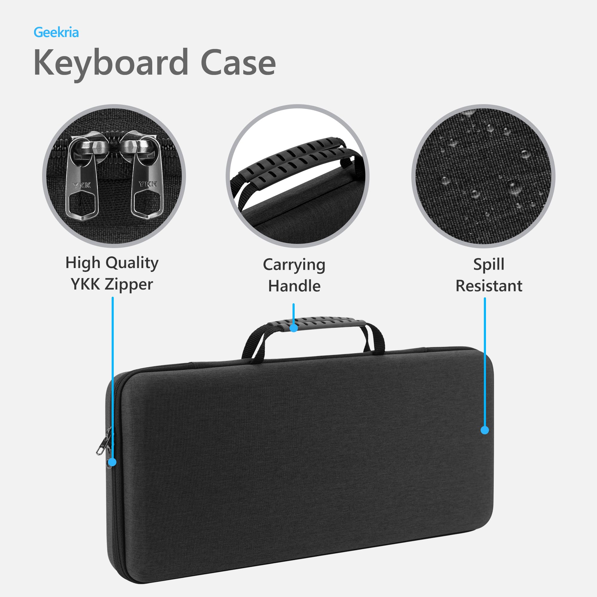 Amazon.com: GEEKRIA Full Size Keyboard Hard Shell Case Compatible