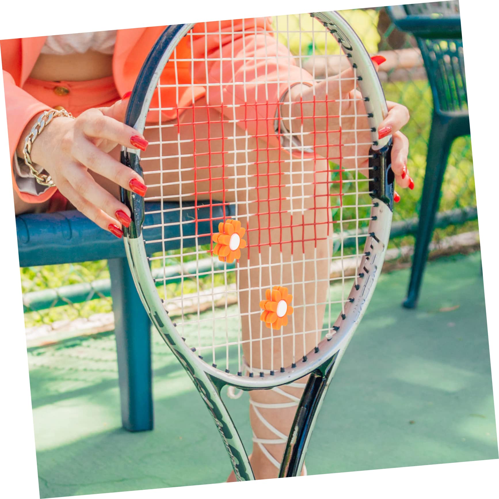 BESPORTBLE 6 stuks tennisdempers hart vorm tennis