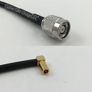 3 feet RG188 RP-TNC MALE to SSMB ANGLE FEMALE Pigtail Jumper RF coaxial cable 50ohm Quick USA Shipping