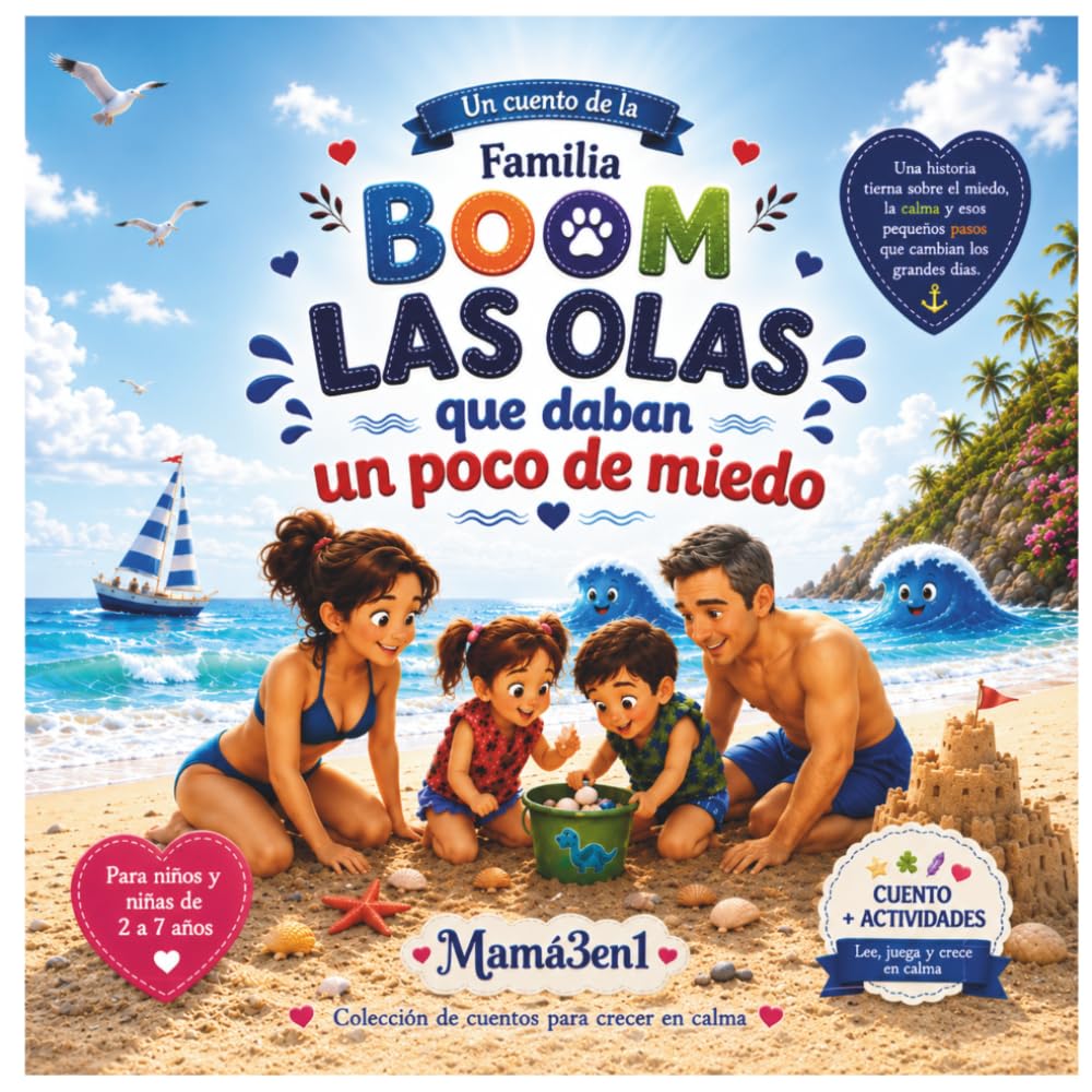 Las Olas que daban un poco de miedo: Un cuento para niños que sienten que el miedo es mas grande que el mar (Colección Familia Boom)