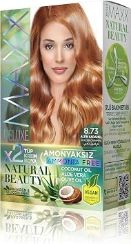 Maxx Deluxe Natural Beauty Amonyaks z Set Sa  Boyas  8.73 Alt n Karamel