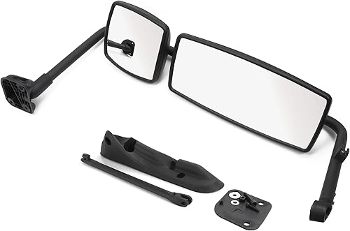 Miniatura 6 de Espejo de puerta con brazo negro apto para International 4300 4400 7400 7600 8500 8600 (lado izquierdo)