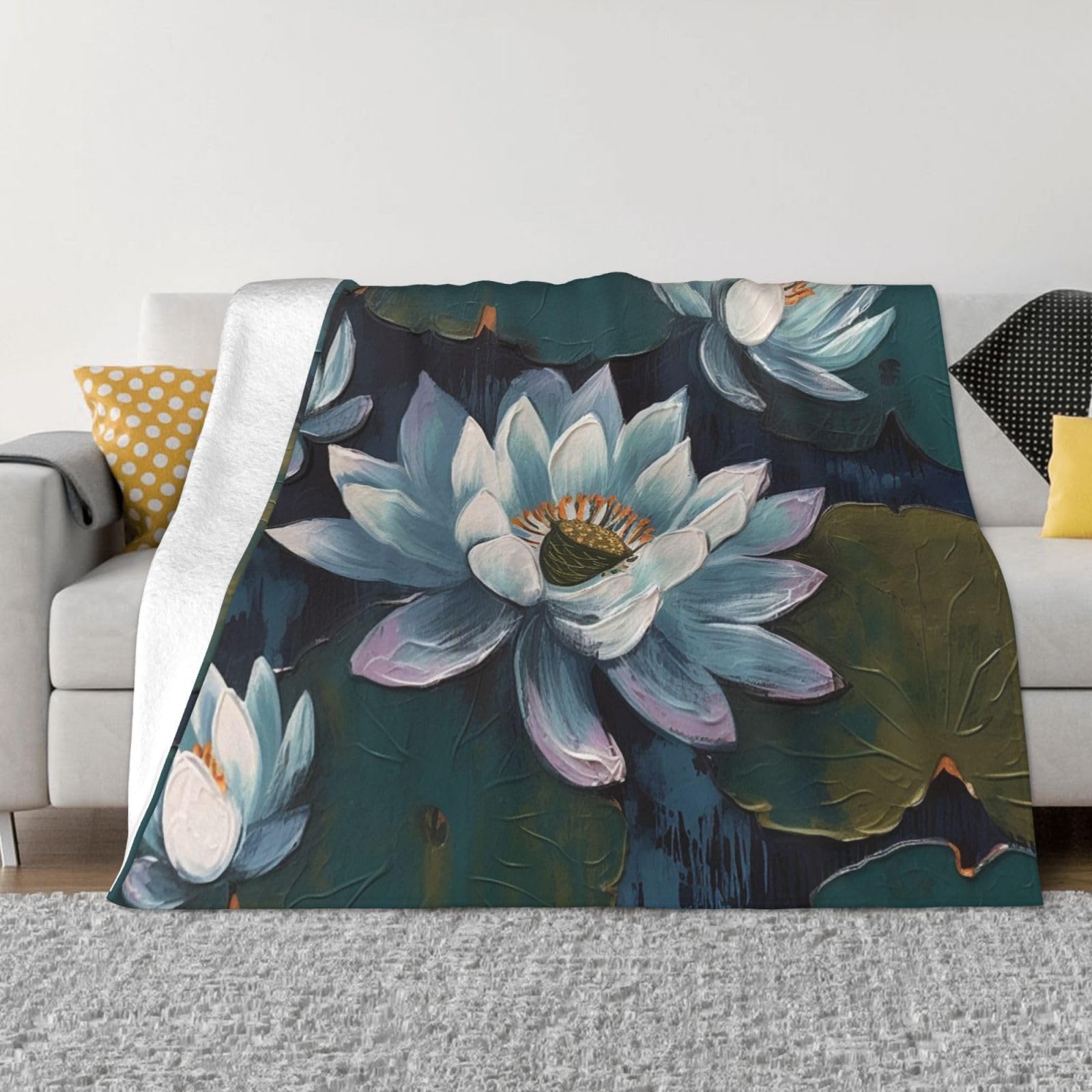 Couverture micro polaire légère pour lit et canapé, l'alliée de vos soirées salon