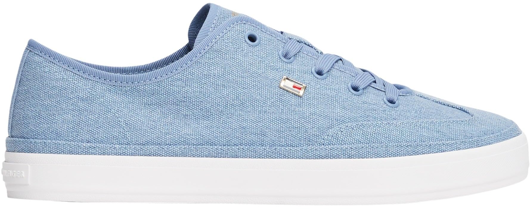 Tommy Hilfiger Donna Sneakers Vulcanizzate Washed Canvas Profilo Basso