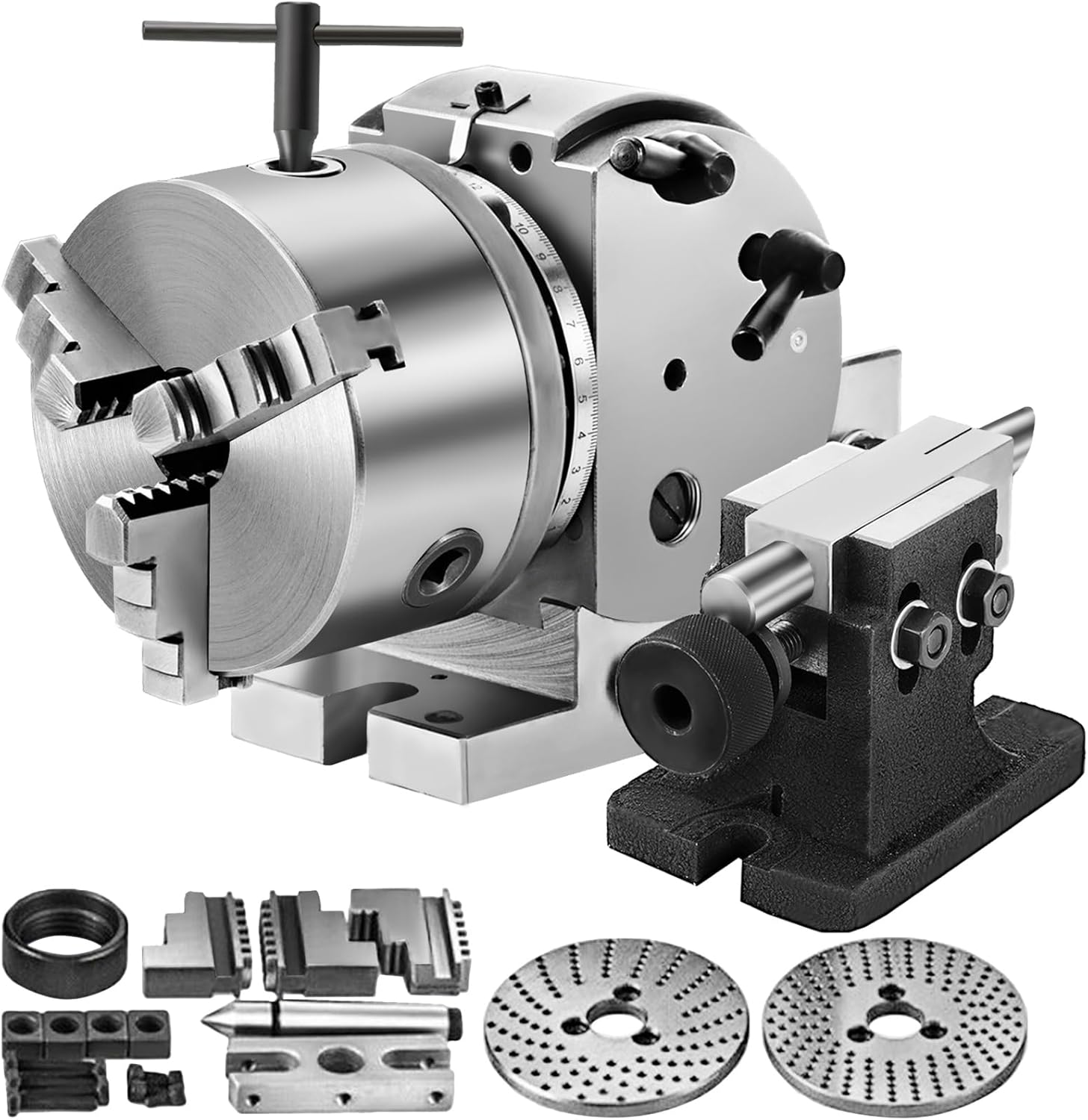 Zoorse 5Inch Chuck Dividing Head Set Precision SemiUniversal for