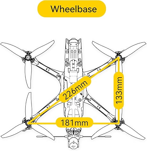 Miniatura 7 de SpeedyBee Master 5 V2 FPV Drone - 5 pulgadas 6S BNF con RunCam Phoenix FPV Cámara Configuración inalámbrica para FPV principiantes o profesionales