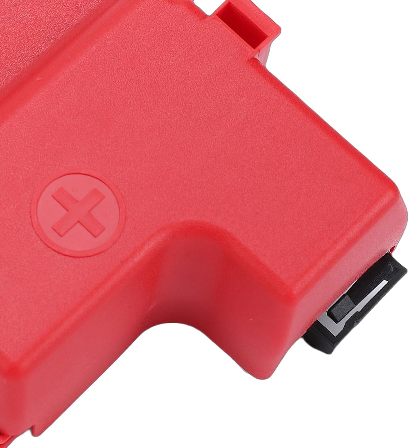 Battery Terminal Circuit Breaker, Positive Battery Cable Terminal End Circuit Breaker Made of ABS PC Cr Plated Copper, with M6 Nut for Easy Installation
