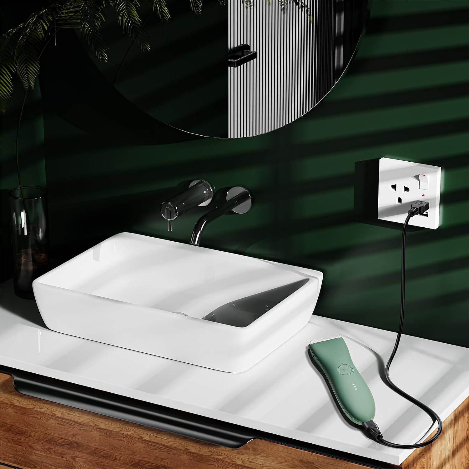 MEROM Charger Compatible with Meridian Grooming Electric Shaver Trimmer