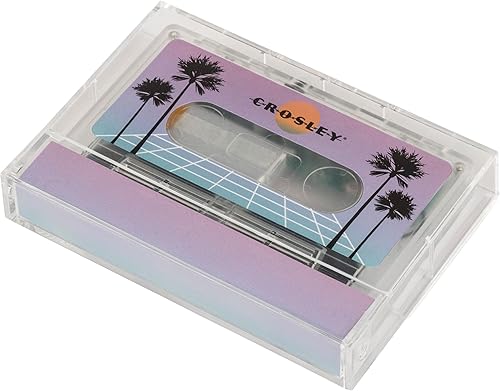 Miniatura 14 de Crosley Altavoz inalámbrico portátil de Bluetooth de la cinta del casete de CR3045TL-VW, Vaporwave translúcido