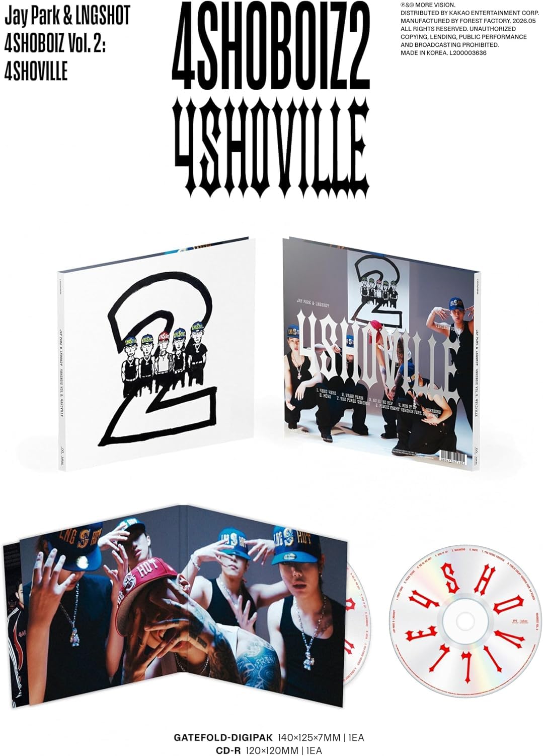 JAY PARK, LNGSHOT MIXTAPE [4SHOBOIZVOL. 2: 4SHOVILLE] Álbum