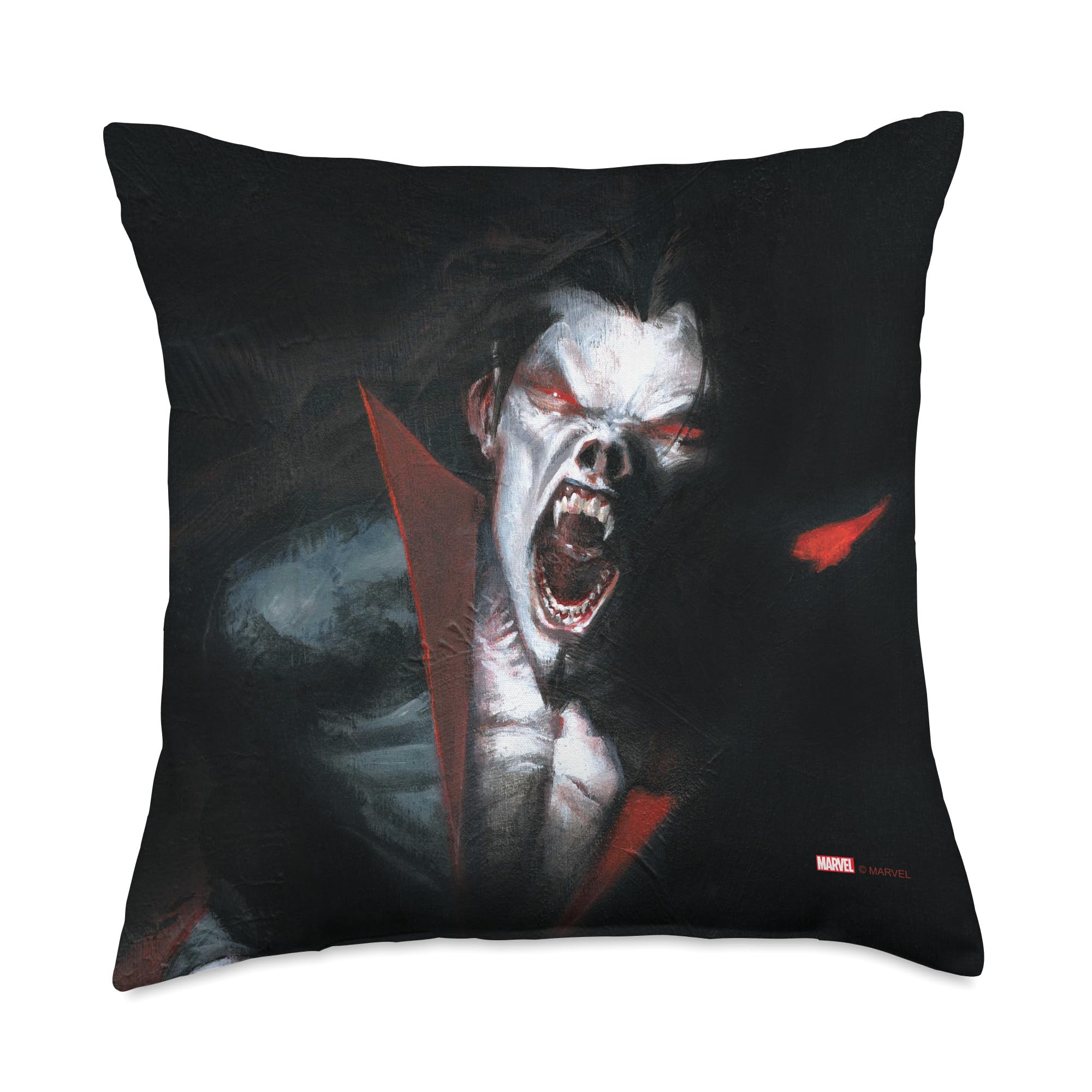 Coussin Morbius The Living Vampire Marvel multicolore pour lit et canapé de 18x18 cm
