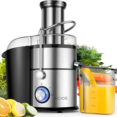 KOIOS 1300W Centrifugal Juicer Machines, High Juice Yield Juice Extractor