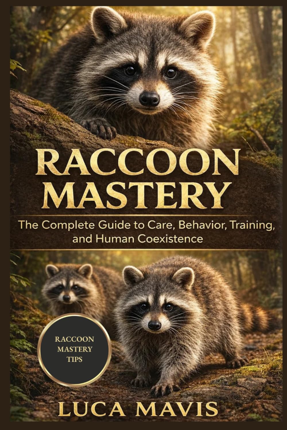 RACCOON MASTERY: The Complete Guide to Care, Behavior, Training, and Human Coexistence