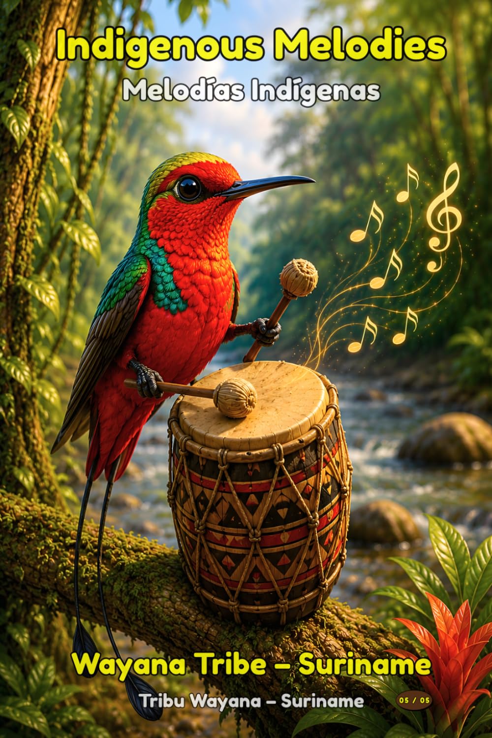 Indigenous Melodies — Wayana Tribe: A Native–Inspired Coloring Book for Children