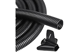 CrocSee 1 Conduit 25ft Flame Retardant Wire Loom Tubing