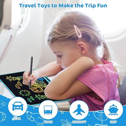 Miniatura 3 de Tableta de Escritura LCD para Niños, Pizarra de Garabatos Recargable de 21 Pulgadas, Rellenos para Cesta de Pascua, Juguetes de Aprendizaje para