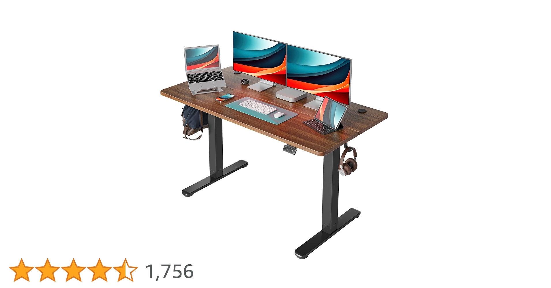 Amazon | Cubiker 電動 昇降式デスク スタンディングデスク 昇降