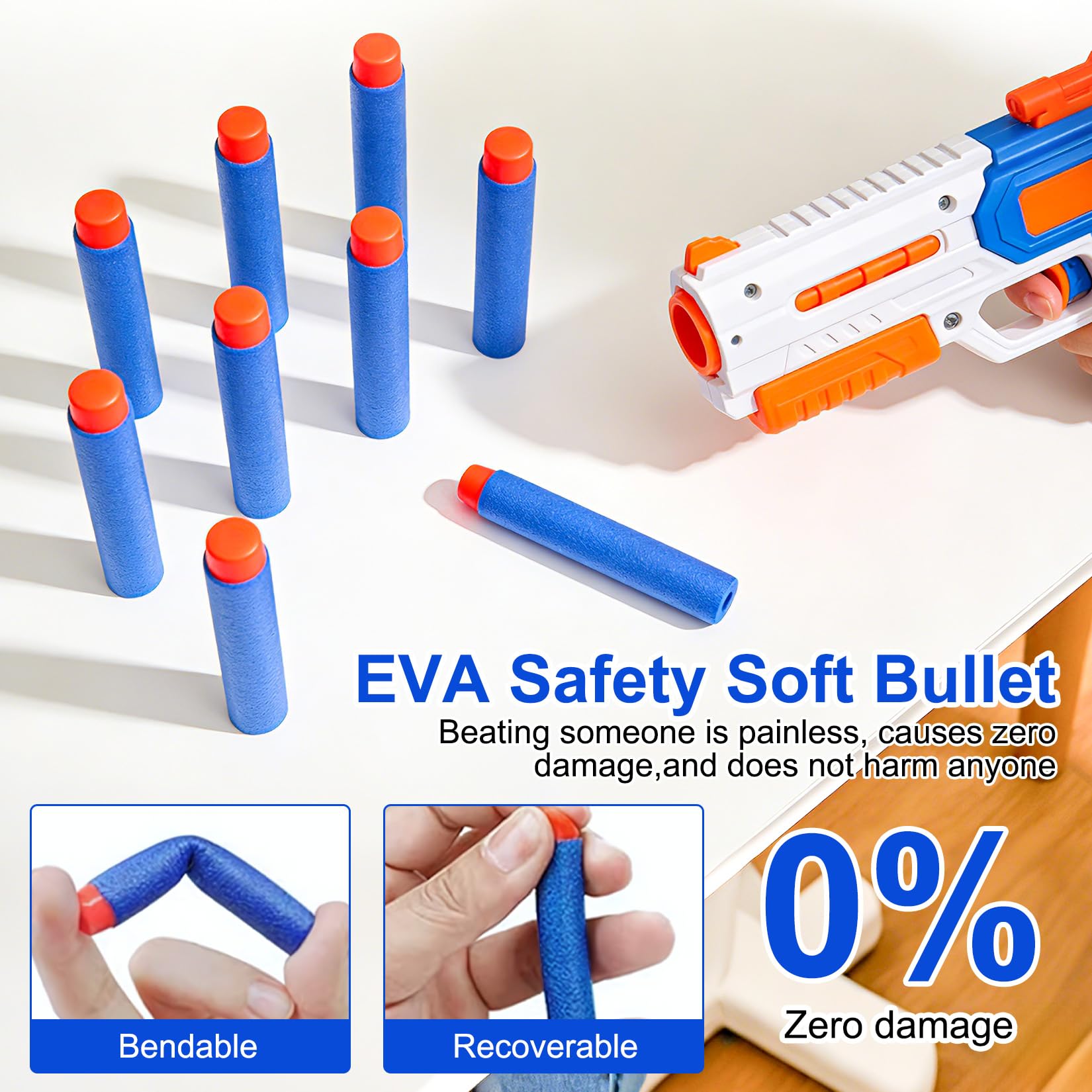 40 sztuk do rzutek Nerf, piankowe rzutki, zestaw do napełniania, do Nerf N-Strike Elite Series Blasters, rzutki do darta, do użytku na zewnątrz, dla rodziny, na imprezy