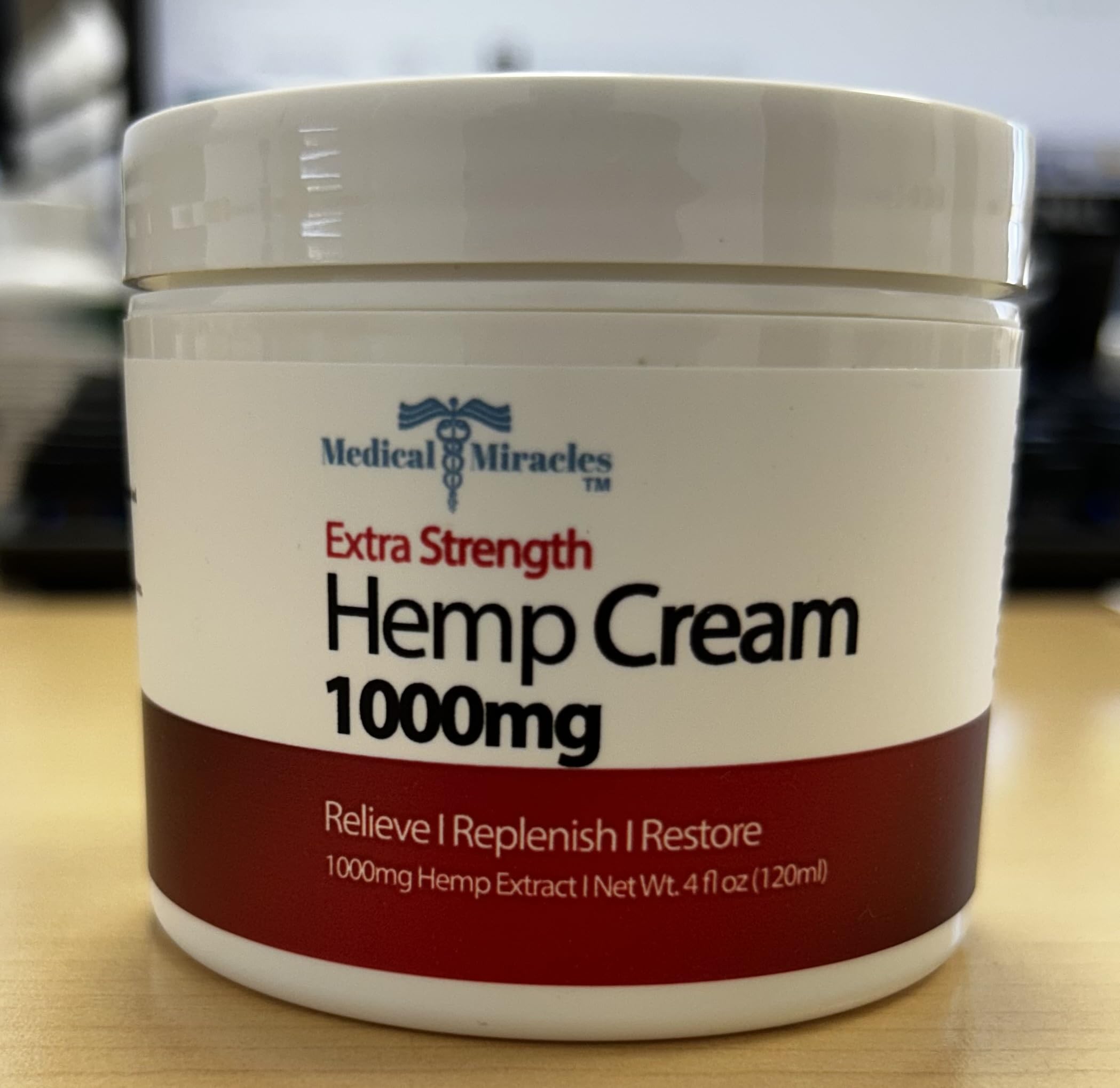 Amazon.com: Medical Miracles Hemp Cream 1000mg – 4oz Topical Skin