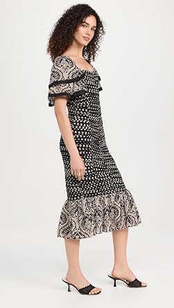 byTiMo Women's Georgette Smocking Dress