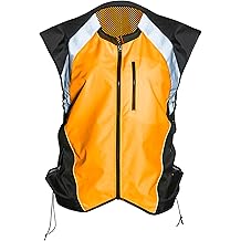 Safety Vest With Pockets. Motorcycle Reflective Vest For Motorcycle Jacket. High Visibility Running Vest