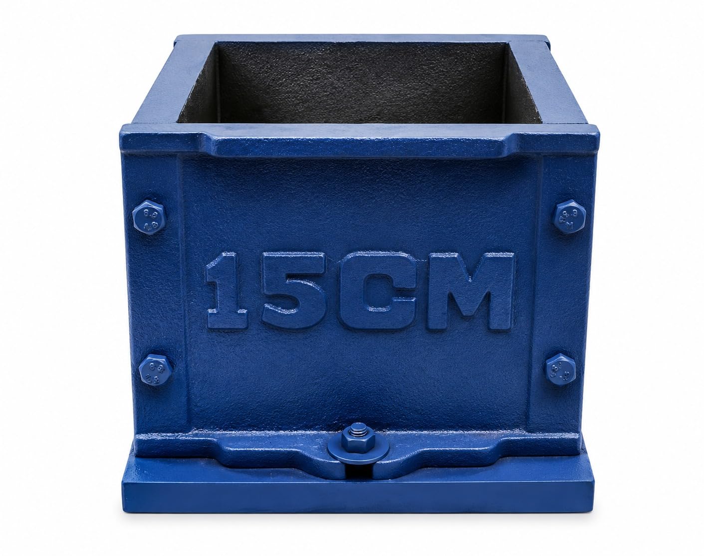 15CM Cast Iron Cube Mould for Concrete Compression Testing – Heavy Duty Cement Testing Cube Mold, Laboratory Test Mold for Construction, Concrete Strength Measurement Equipment-image-7