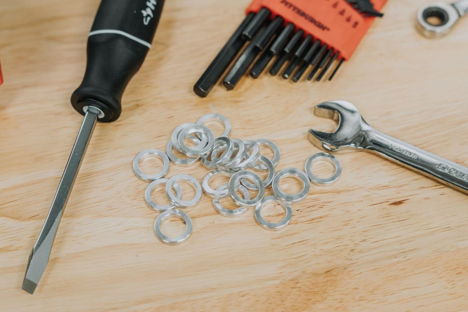 1-1/8" OD x 3/4" ID 8" Long (2 Pack) MetalSpacersOnline Round Steel Tube/Spacer Seamless Straight Pipe Tubing for DIY