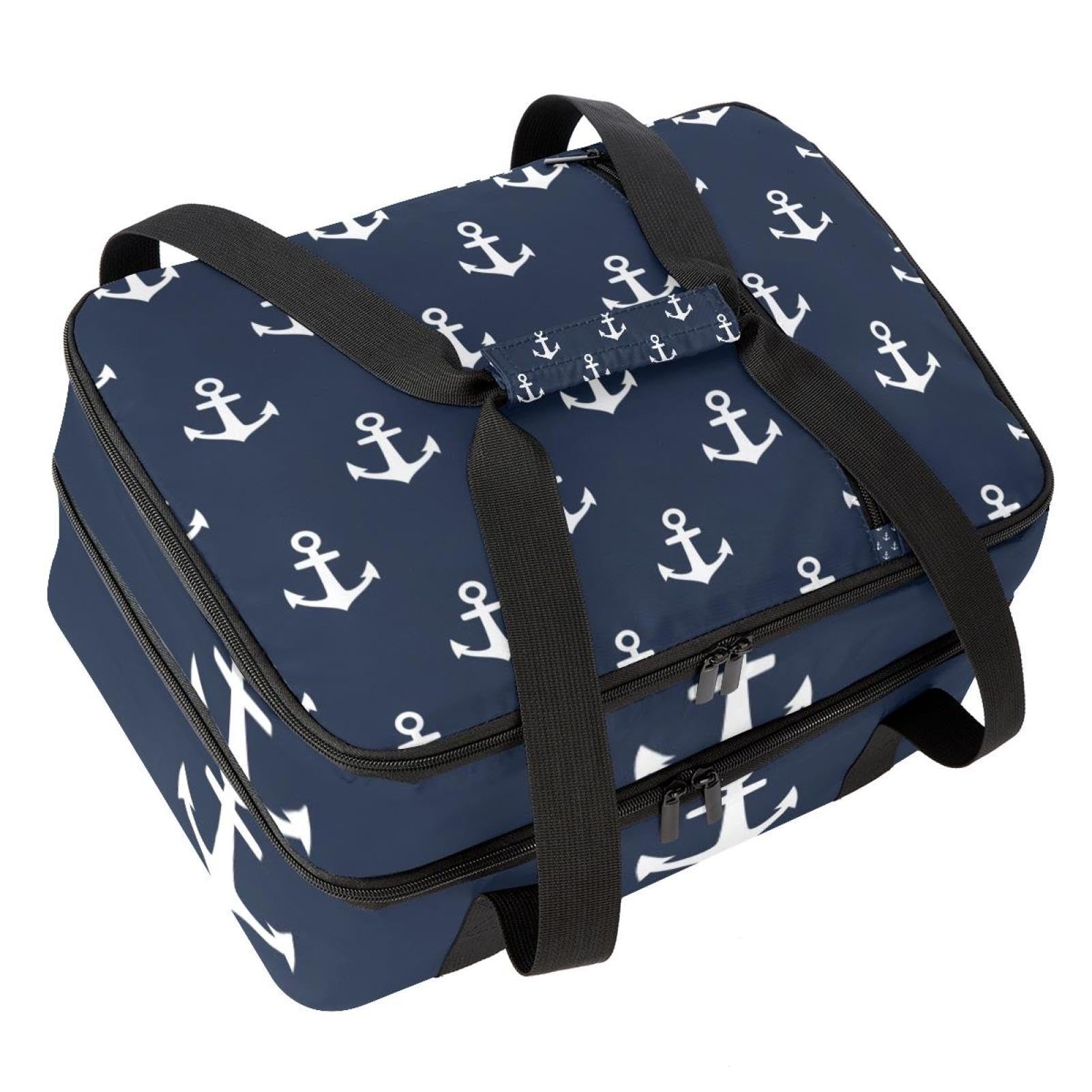 Amazon | 保冷バッグ、ランチバッグ二層クーラーバッグ、アンカー