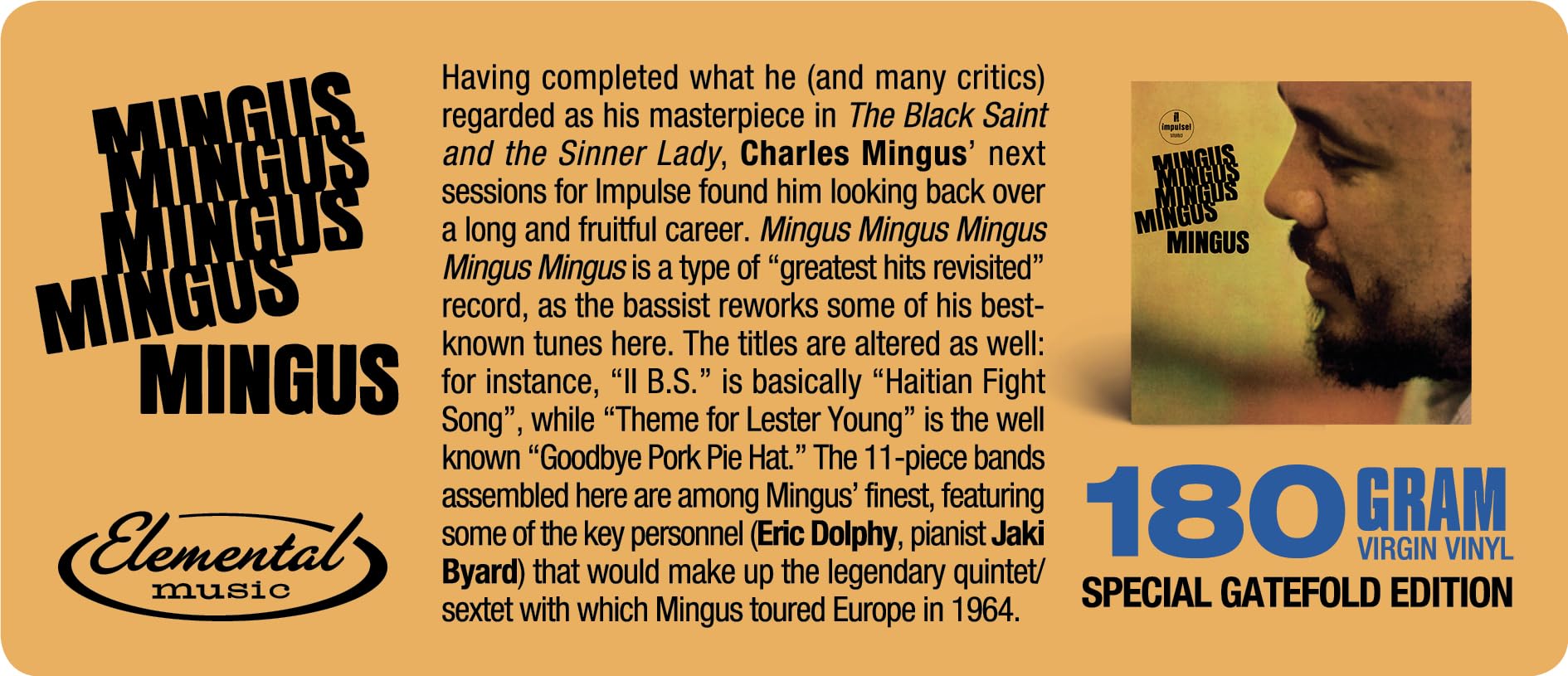 mingus mingus mingus ...