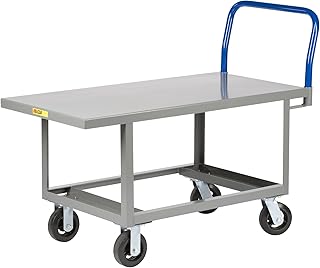 Little Giant RNB-2448-6MR 12-Gauge Steel Ergonomic Fixed Deck Work-Height Platform Truck with 6