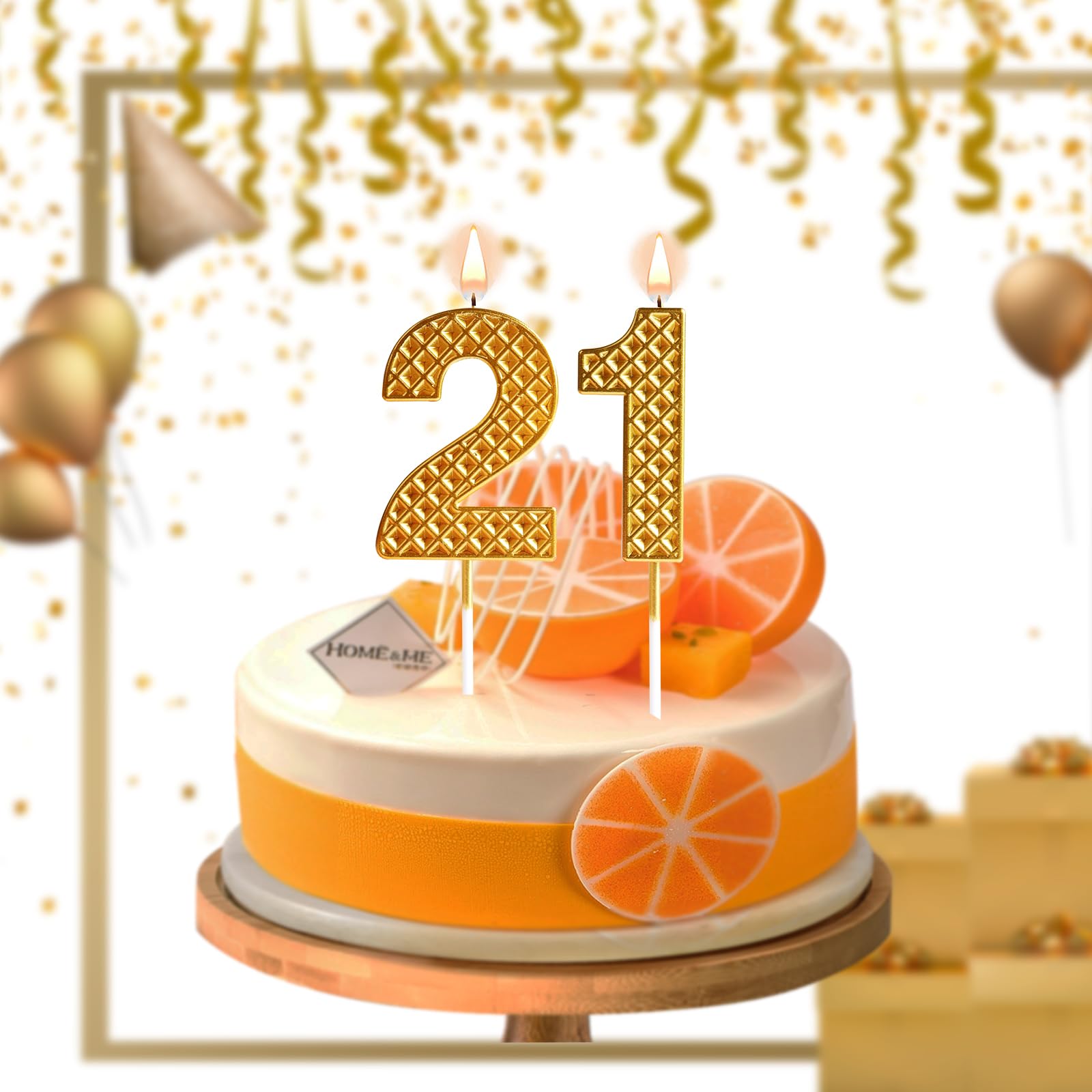 Candeline Compleanno Numeri 3, Modello Waffle Candele di Compleanno per Torta, Oro Decorazioni Torta 3 Anns Compleanno Ragazze Ragazzi, Compleanno