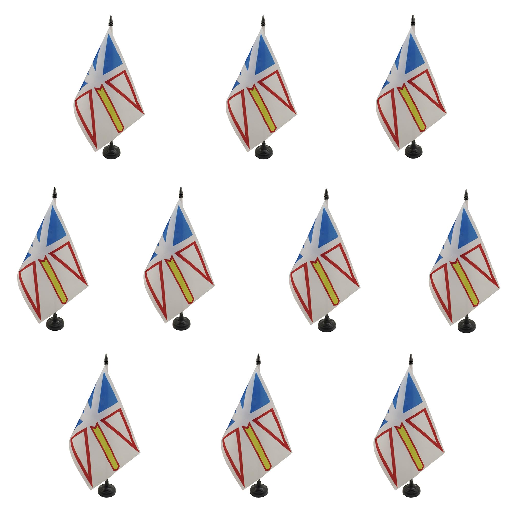 Drapeaux canadiens de bureau Terre-Neuve pour vos réceptions