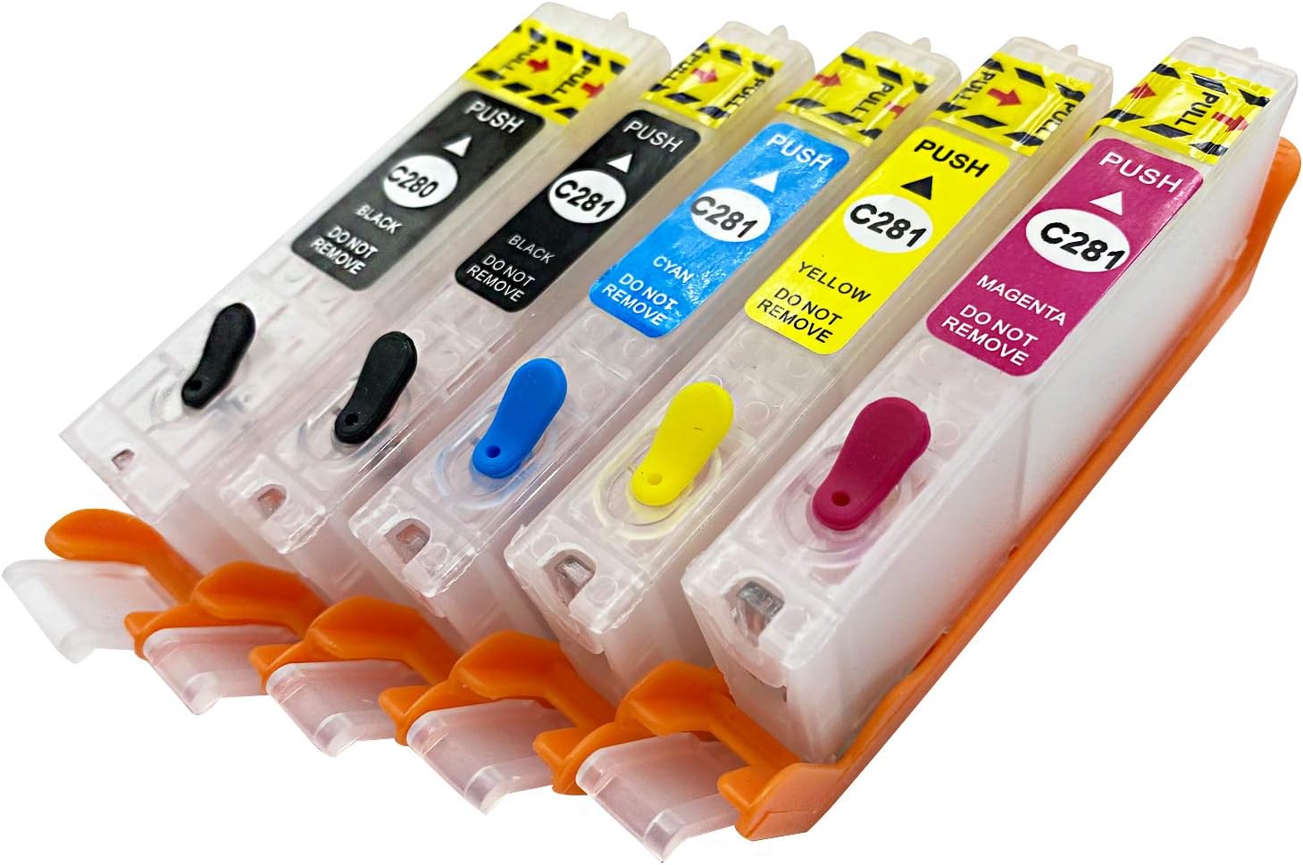 PGI-280XXL CLI-281XXL Empty Refillable Ink Cartridge Compatible with Pixma TR8620 TR8622 TR8600 TR7620 TS6100 TS6200 TS6220 TS6320 TS702 TR7500 TR7520 TR8500 TR8520 TS9520 TS9521C Printer